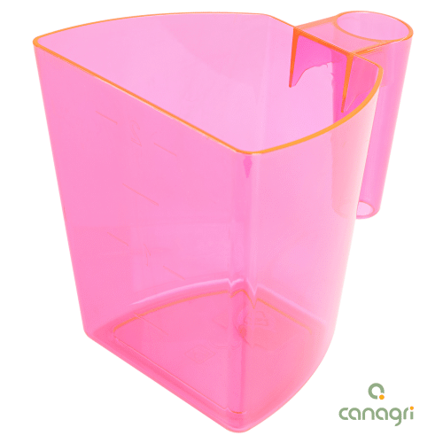 Miarka do paszy, 2 l, różowy, Kerbl