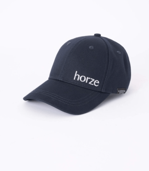 Czapka z daszkiem z logo Horze granat